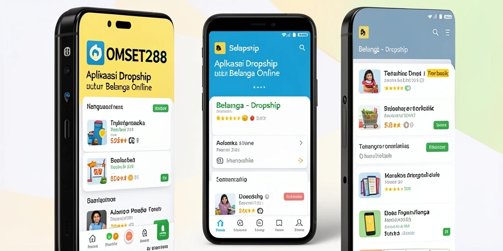 Screenshot aplikasi OMSET288 menampilkan antarmuka yang sederhana dan mudah digunakan.